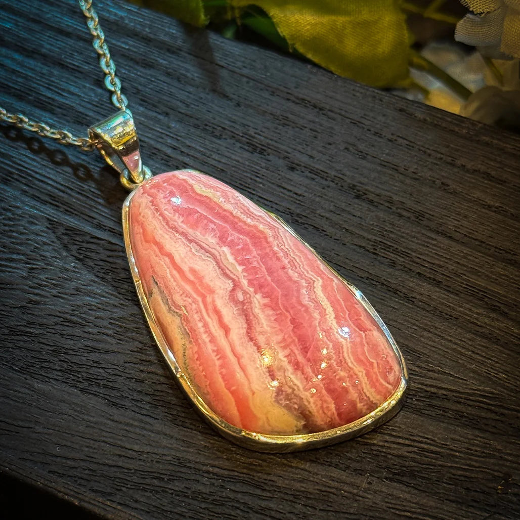 Rhodochrosite Pendant