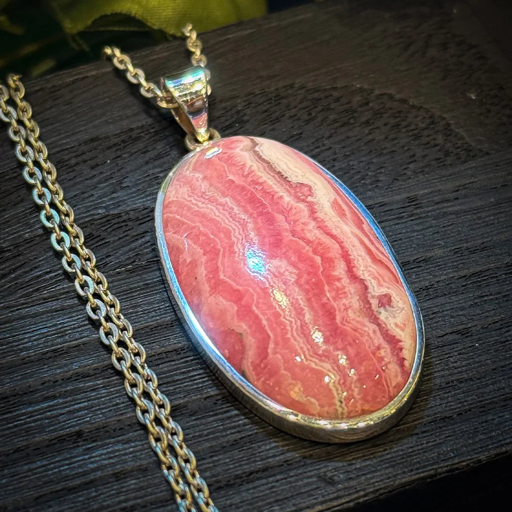 Rhodochrosite Pendant