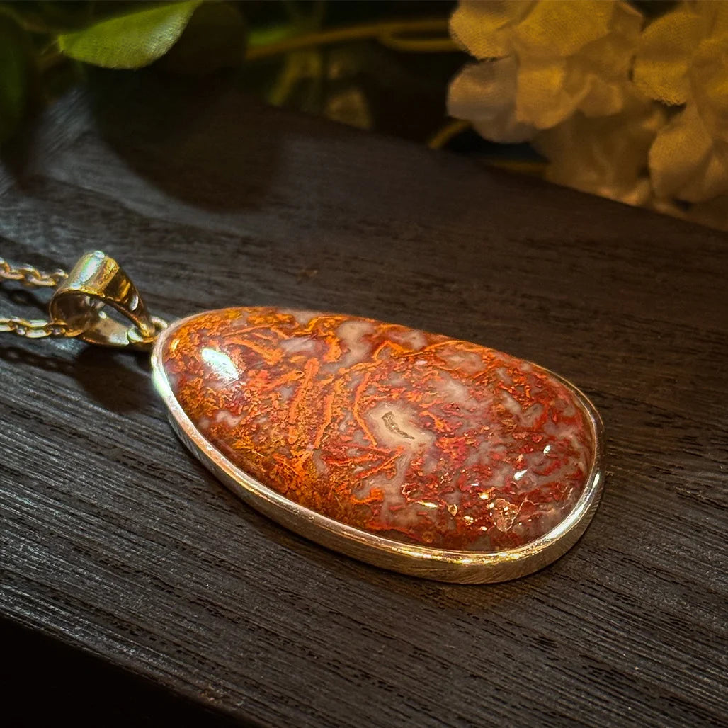 Moss Agate Pendant