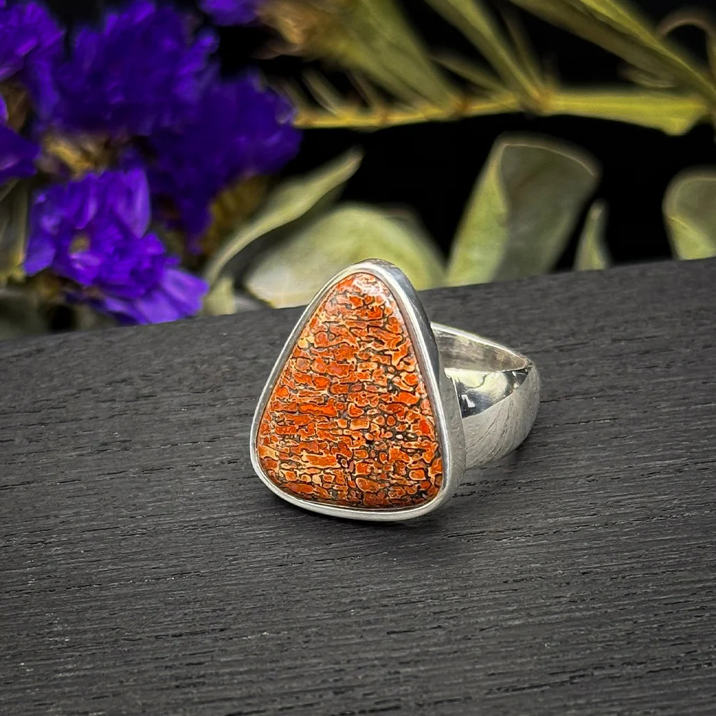 Red Dinobone Ring