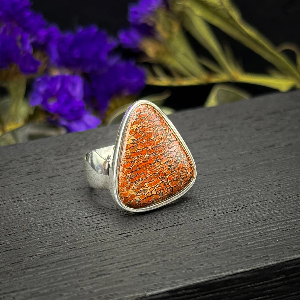 Red Dinobone Ring