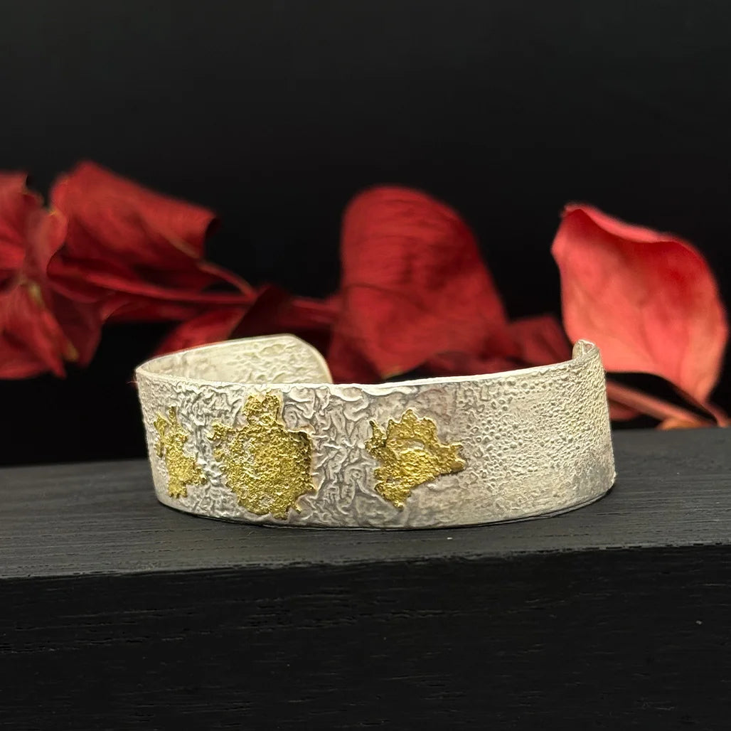Reticulated Sterling Silver Bracelet