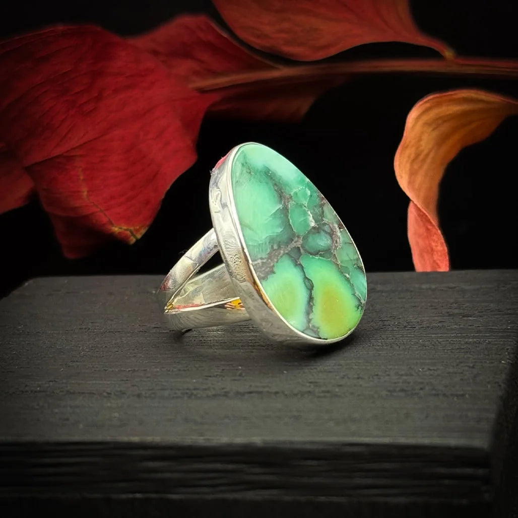Black Bridge Variscite Ring