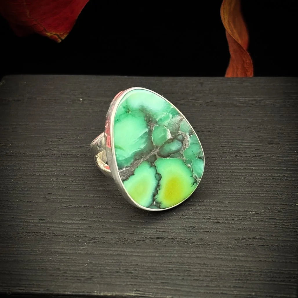 Black Bridge Variscite Ring