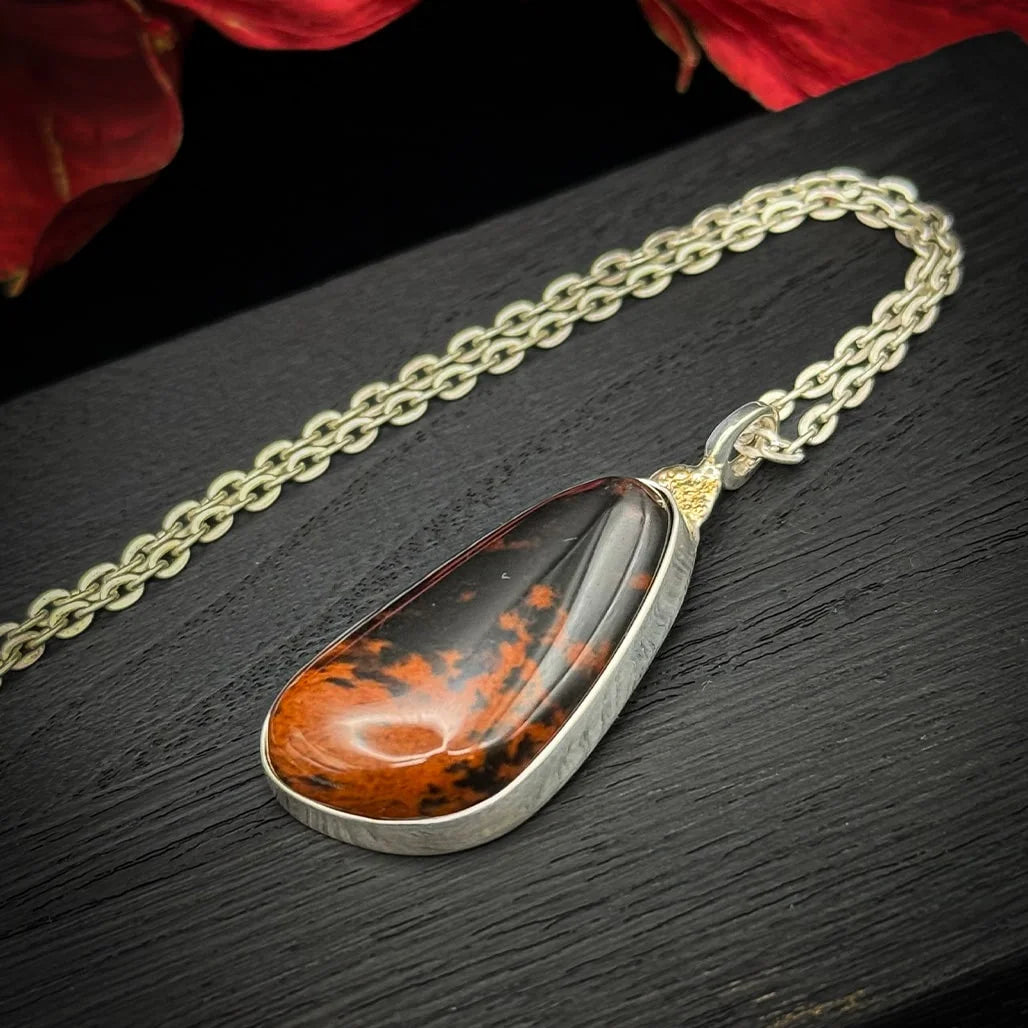 Mahogany Obsidian Pendant