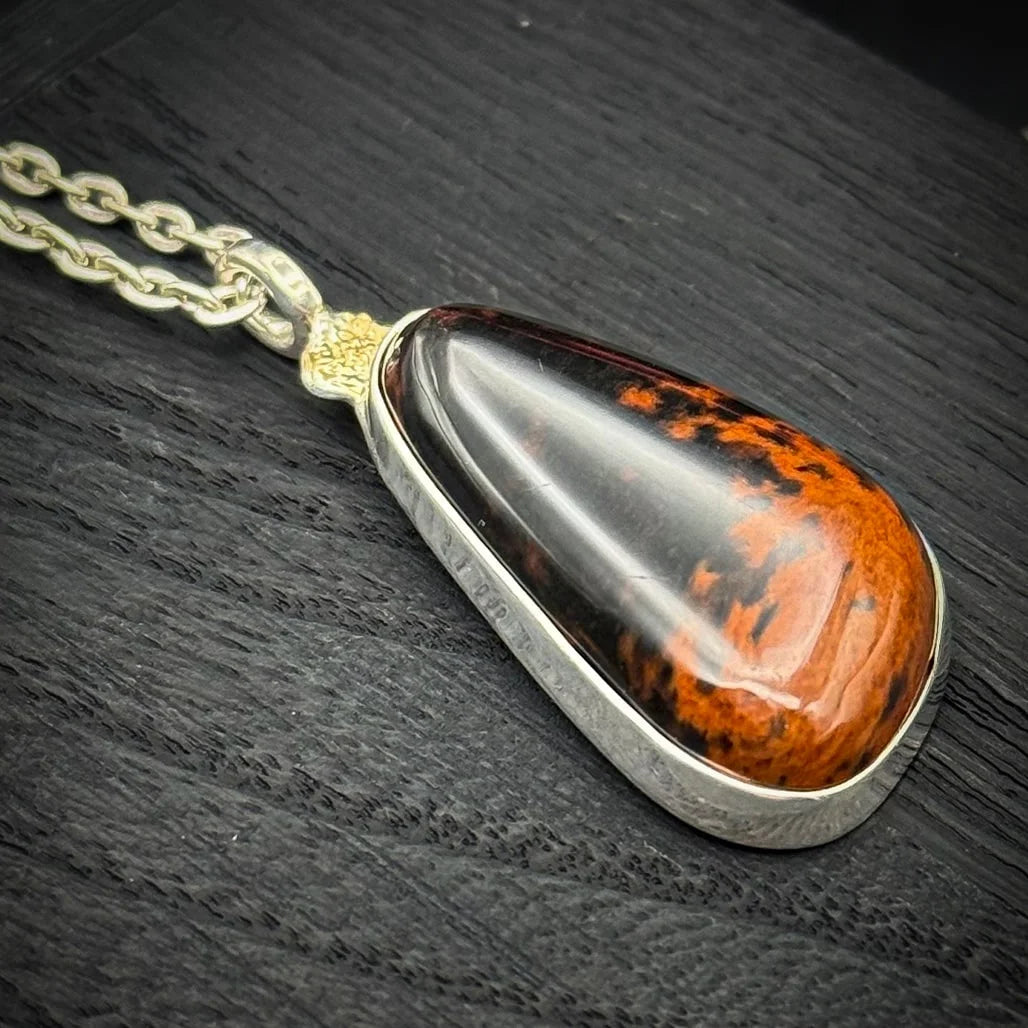 Mahogany Obsidian Pendant