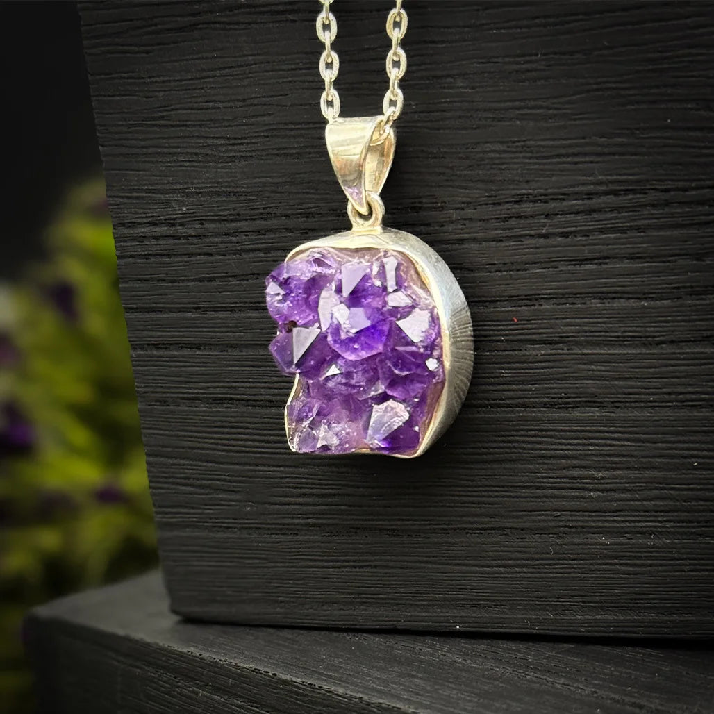 Amethyst Cluster Pendant
