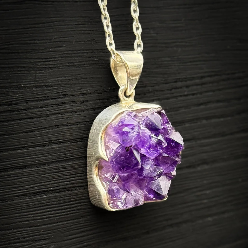 Amethyst Cluster Pendant
