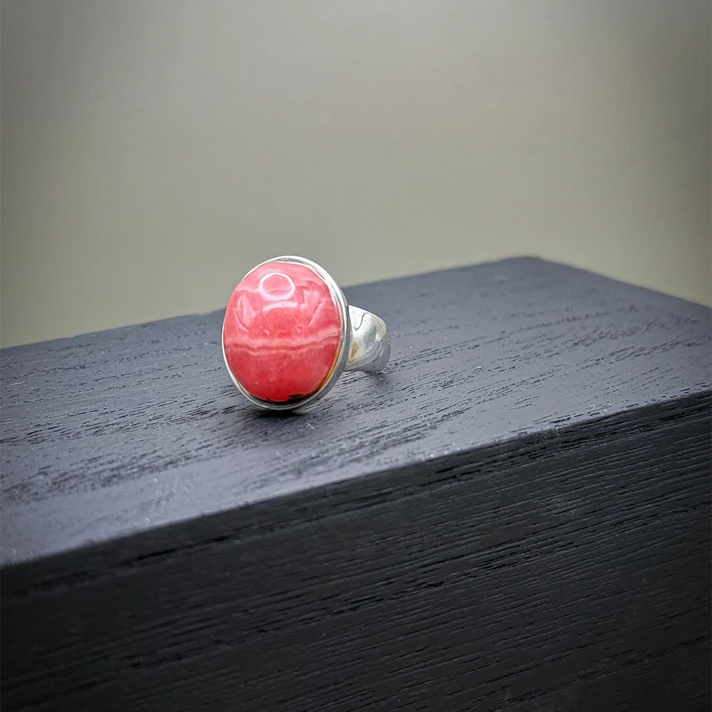 Rhodochrosite Ring