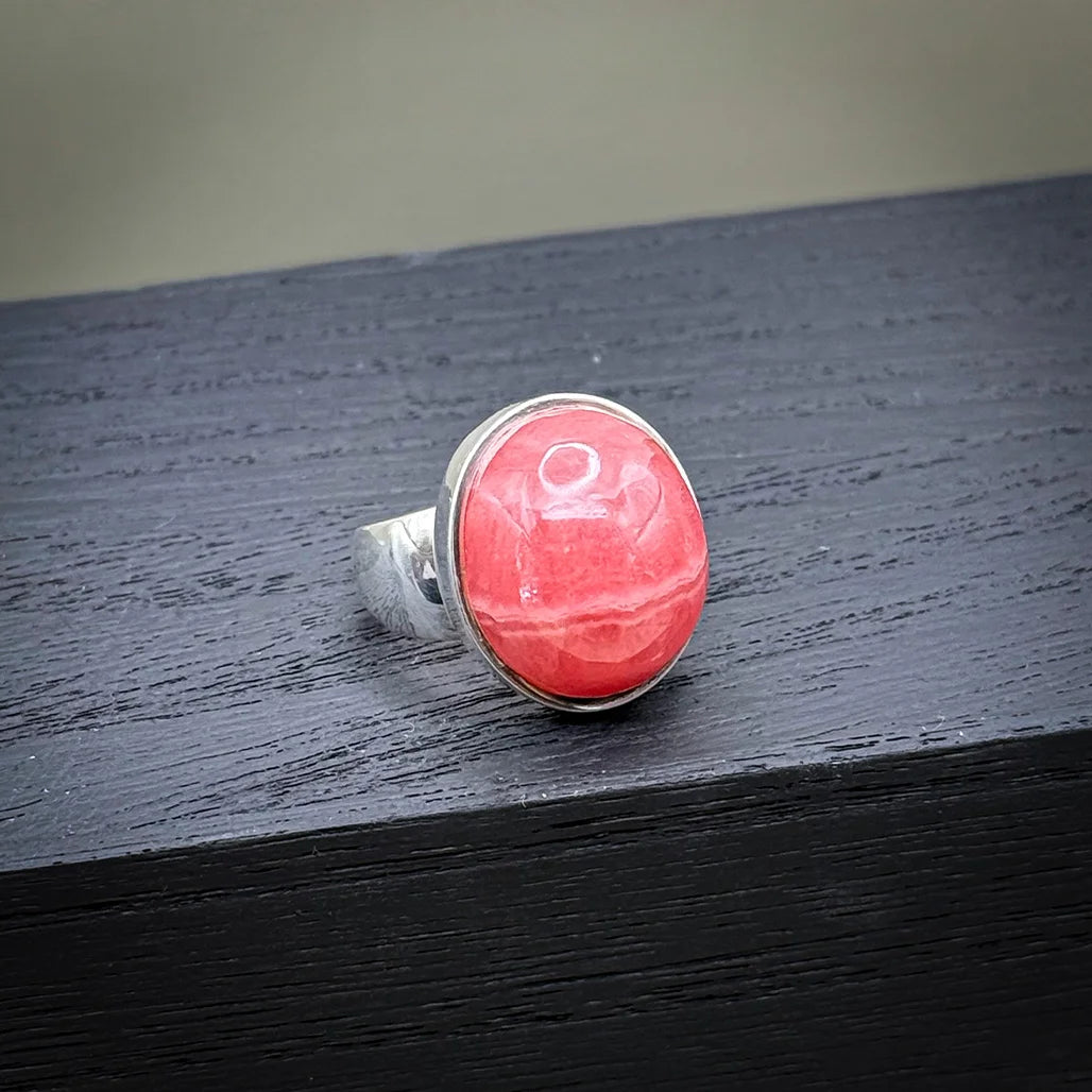 Rhodochrosite Ring