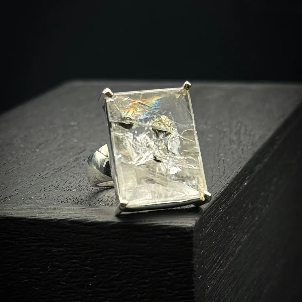 Inclusion Quartz Ring