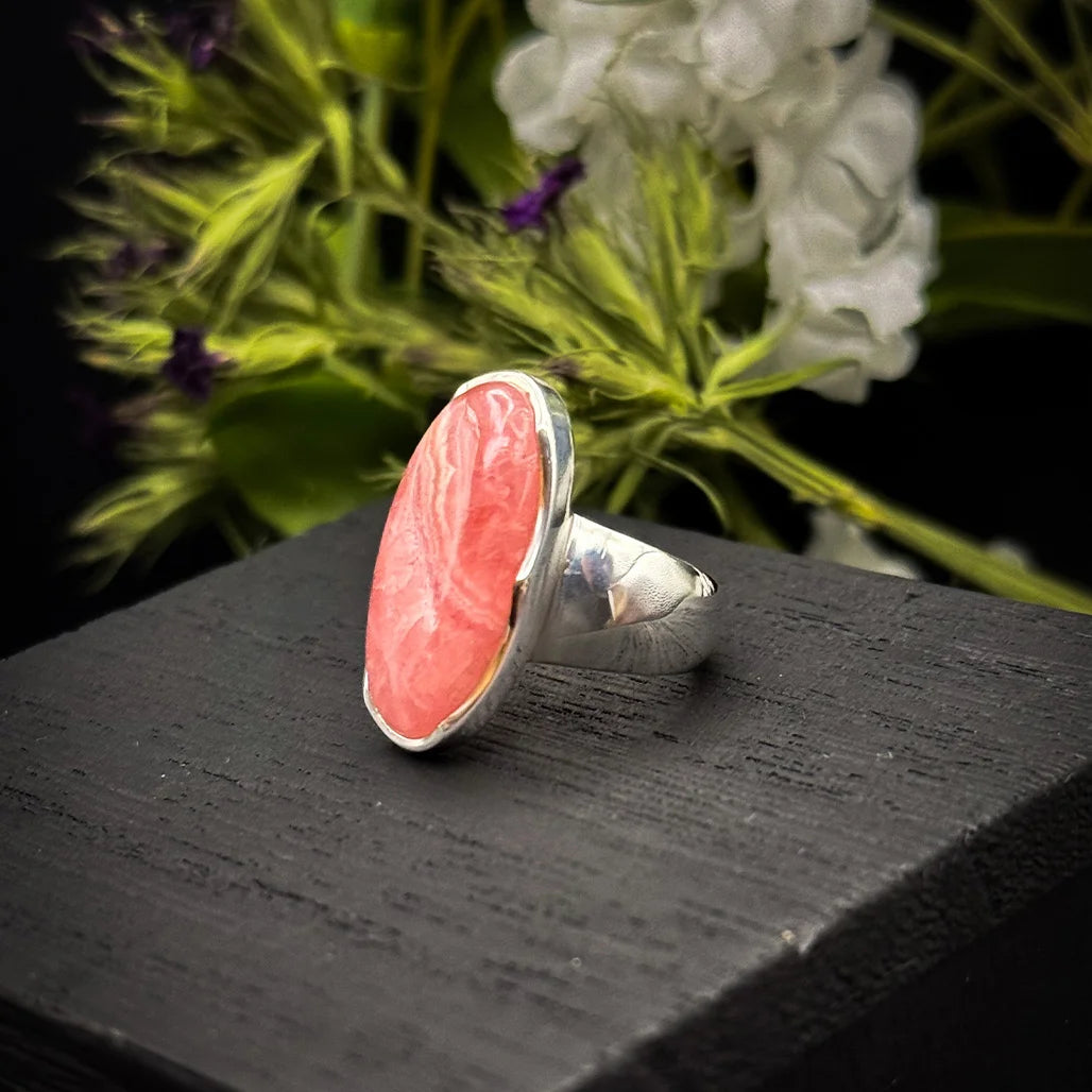 Rhodochrosite Ring