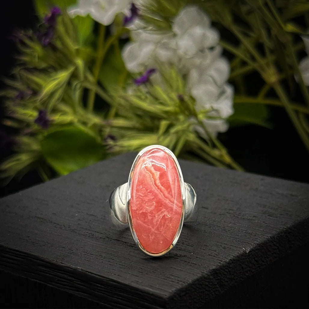Rhodochrosite Ring