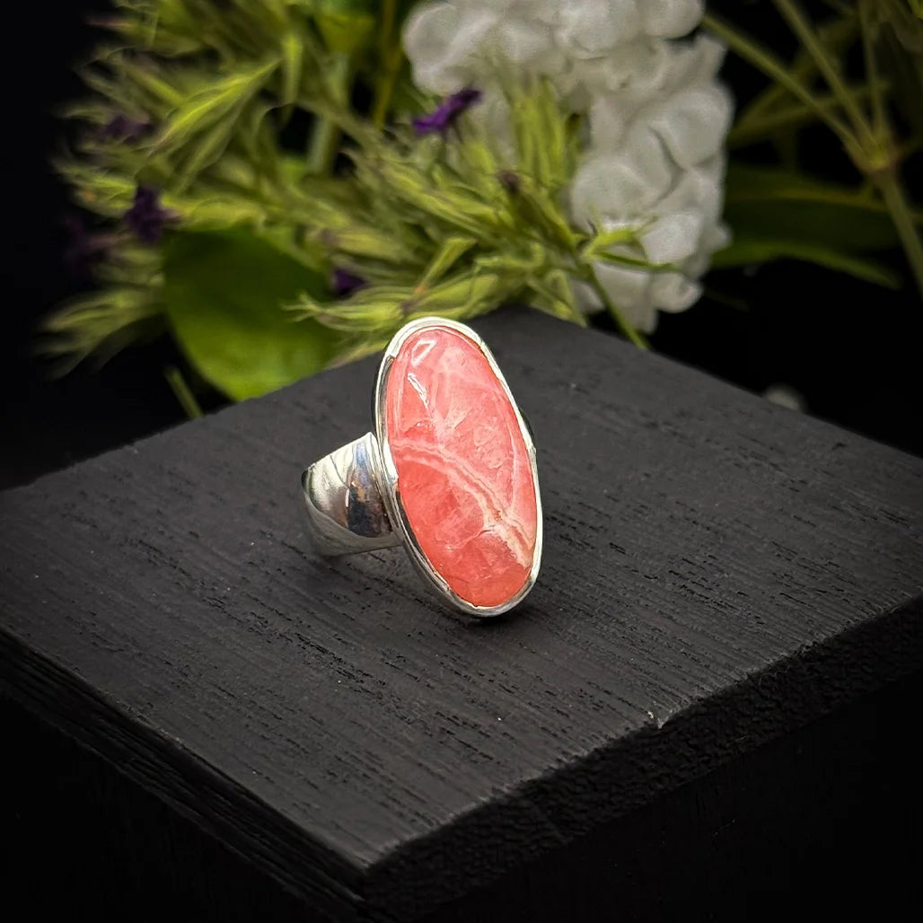 Rhodochrosite Ring