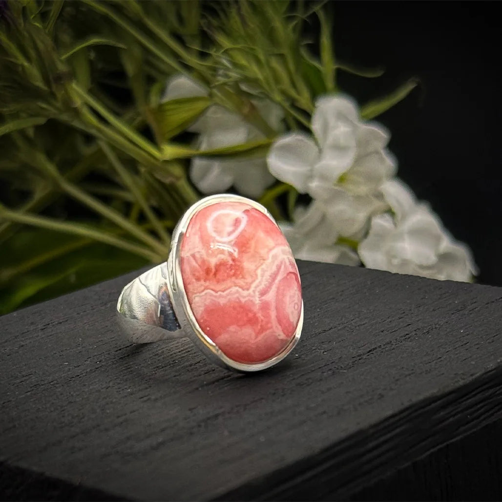 Rhodochrosite Ring