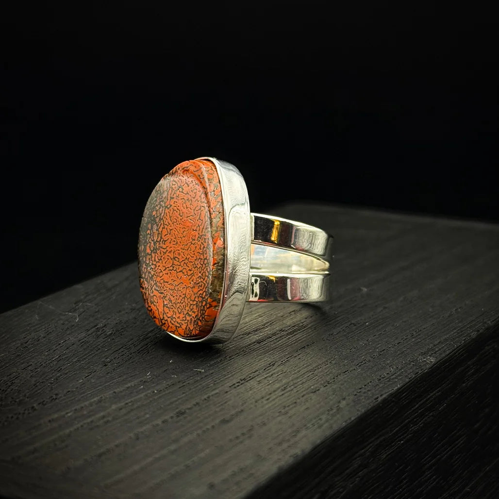 Red Dinobone Ring