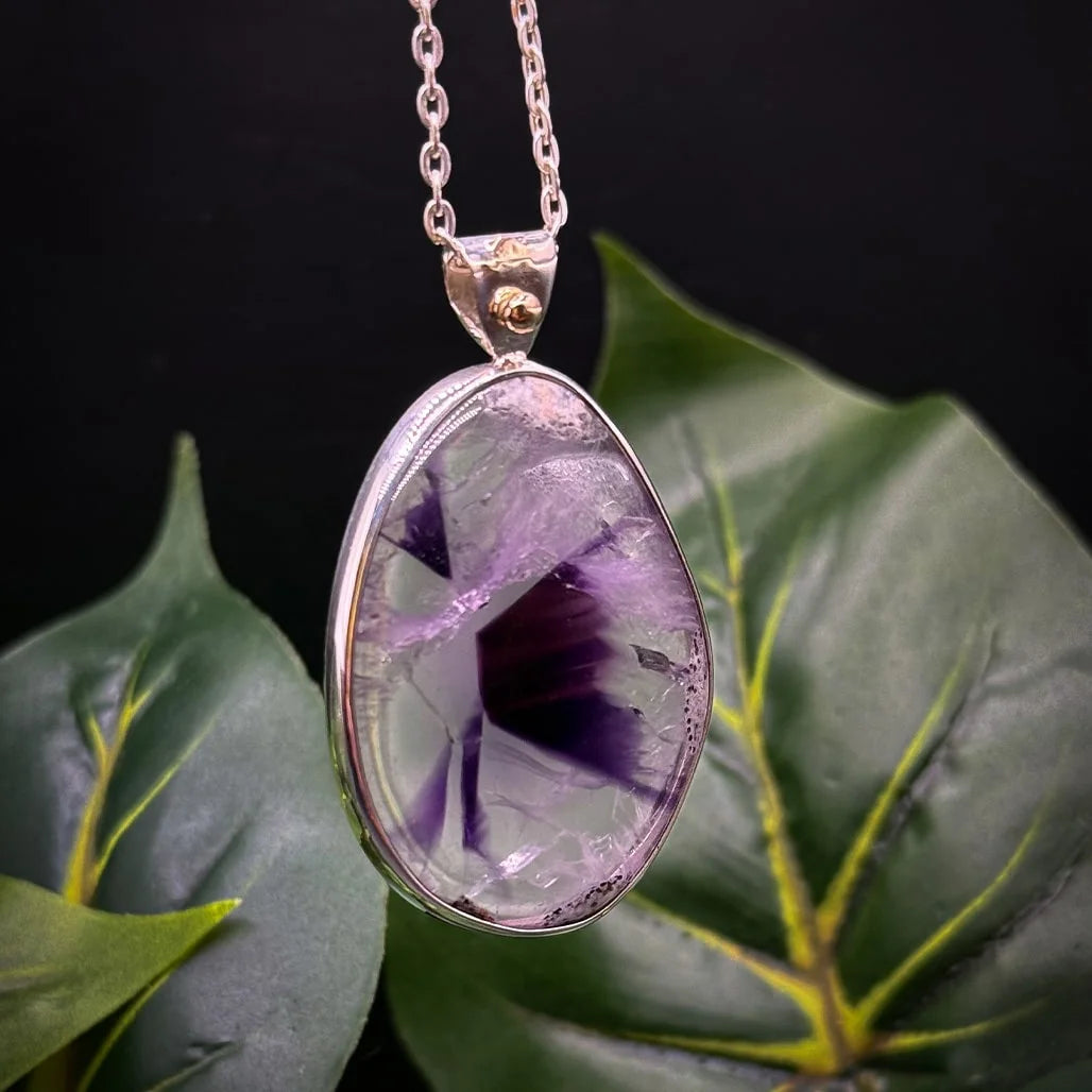 Trapiche Amethyst Pendant