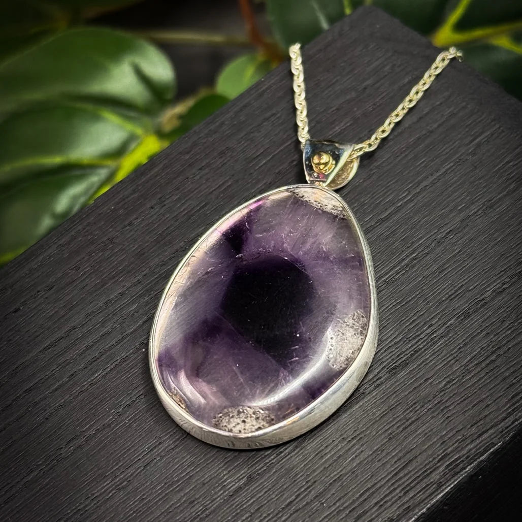 Trapiche Amethyst Pendant