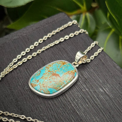 No. 8 Turquoise Pendant