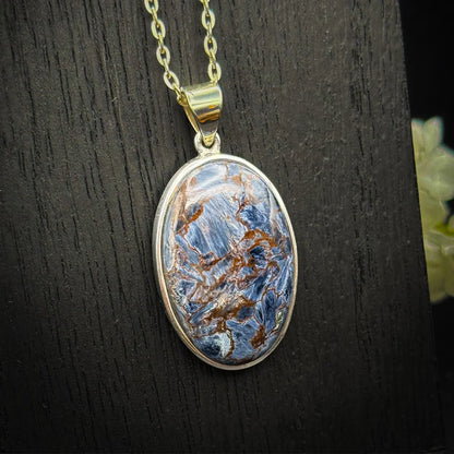 Blue Pietersite Pendant