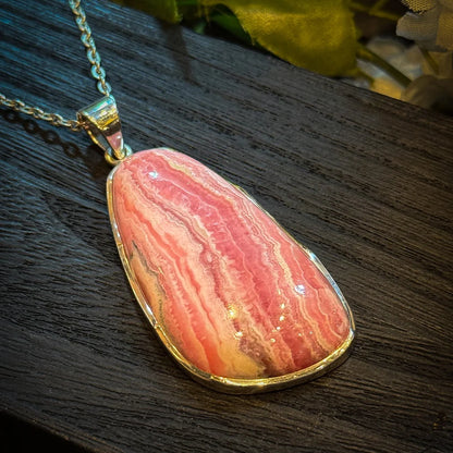 Rhodochrosite Pendant