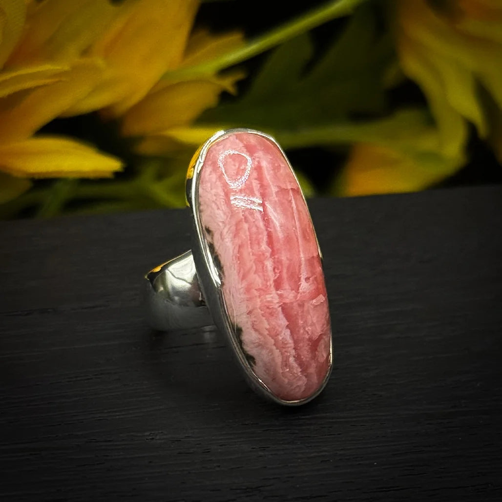 Rhodochrosite Ring