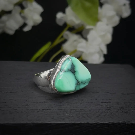 Black Bridge Variscite Ring