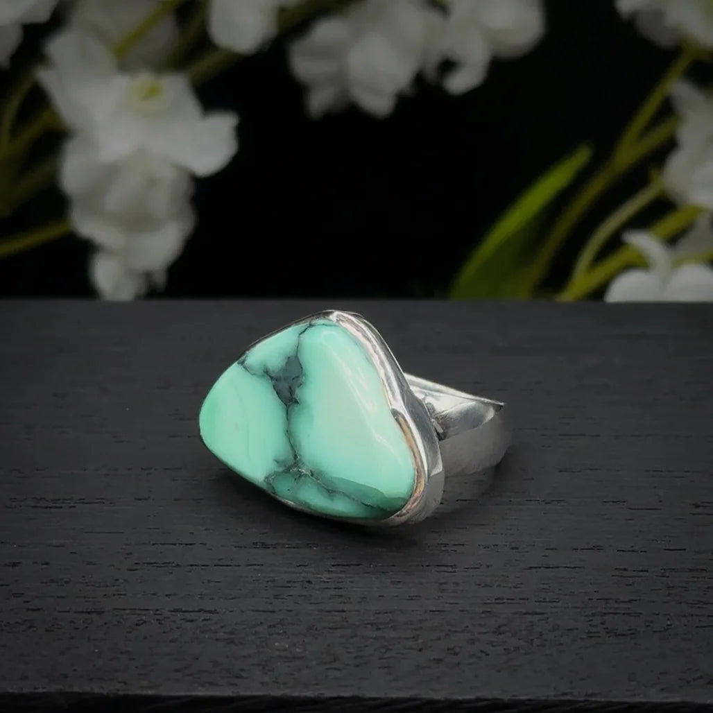 Black Bridge Variscite Ring