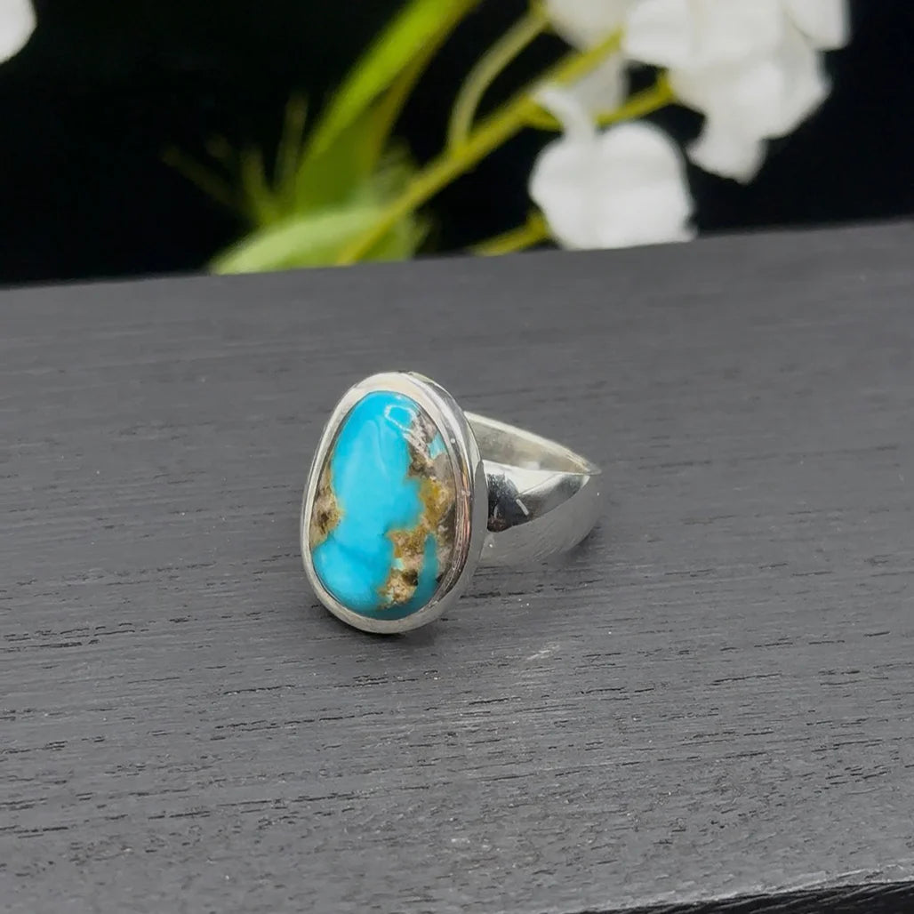 Kingman Turquoise Ring