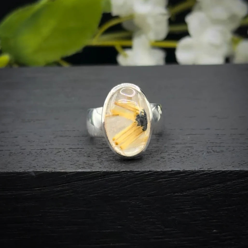 Golden Rutile Ring