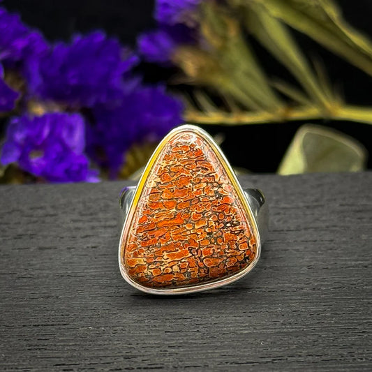 Red Dinobone Ring