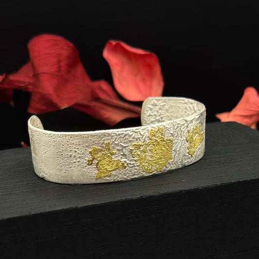 Reticulated Sterling Silver Bracelet