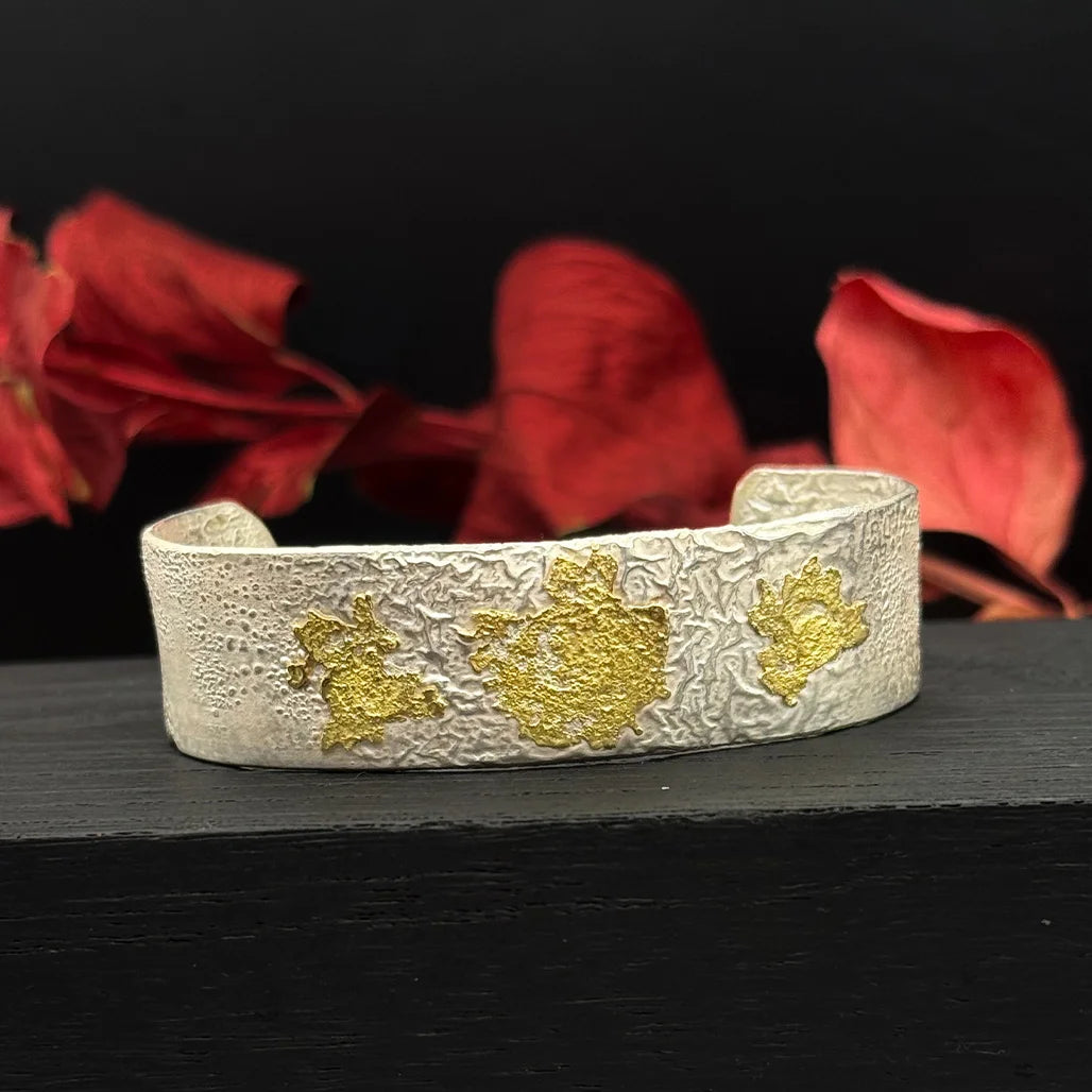 Reticulated Sterling Silver Bracelet