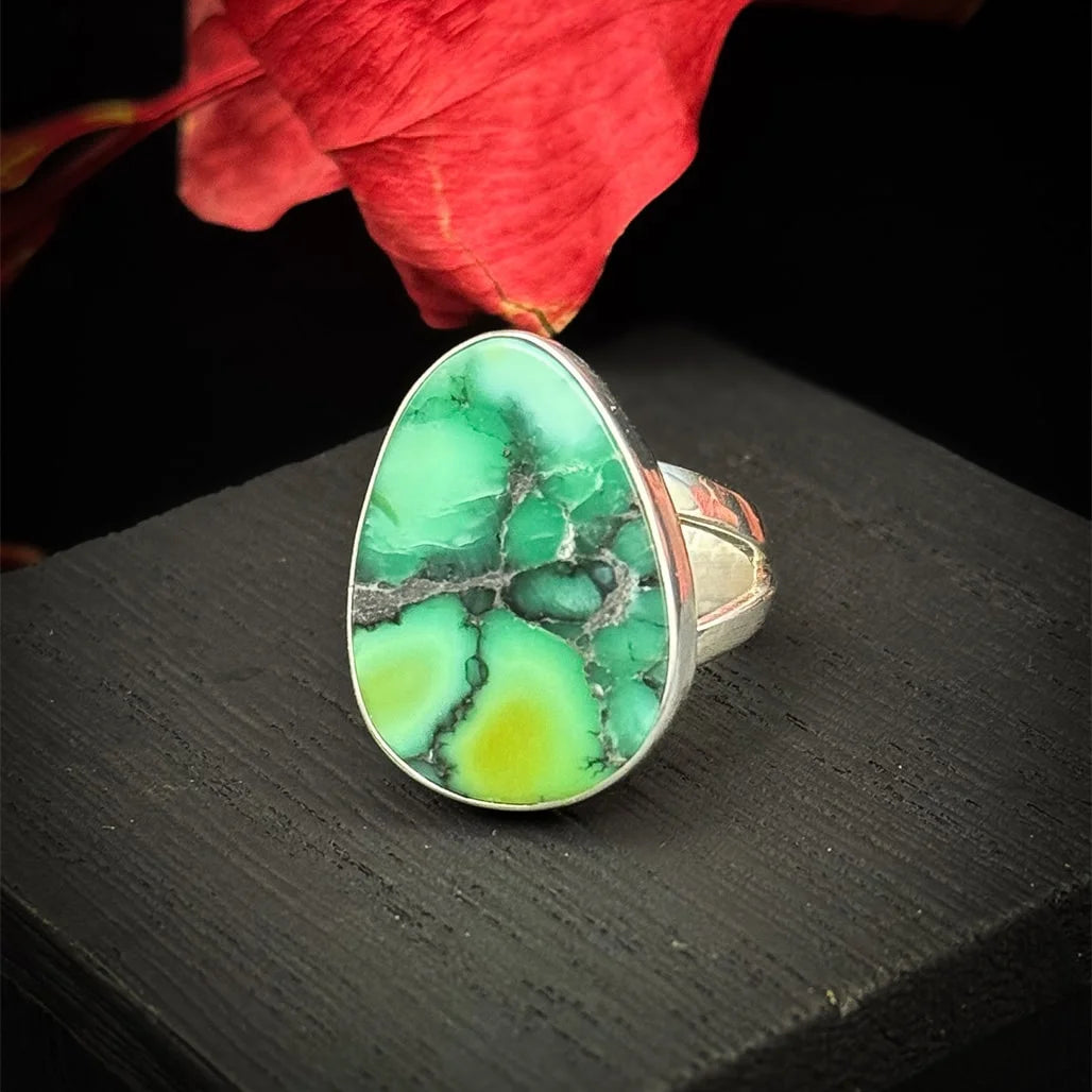Black Bridge Variscite Ring
