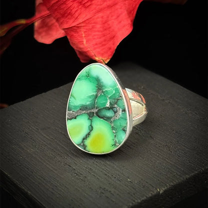 Black Bridge Variscite Ring