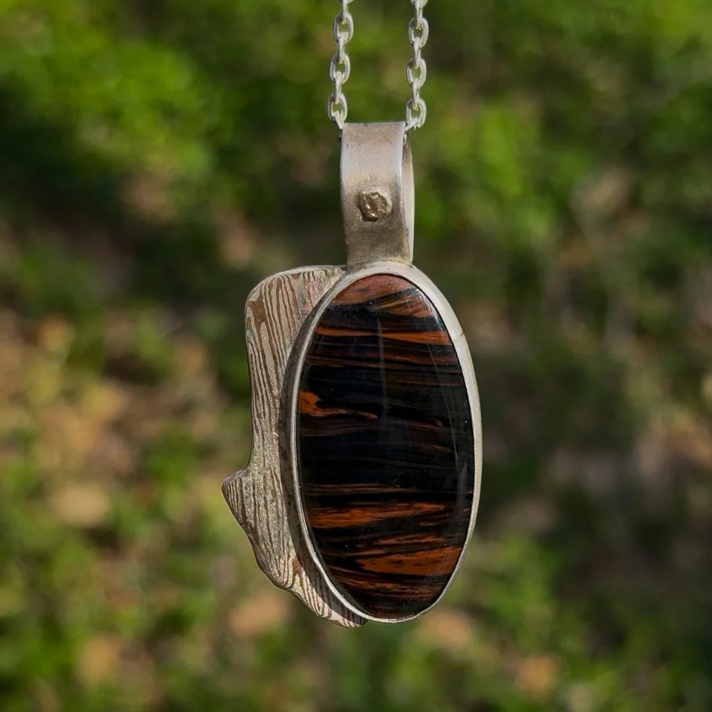 Mahogany Obsidian Pendant