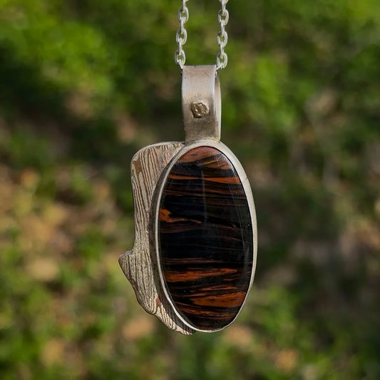 Mahogany Obsidian Pendant