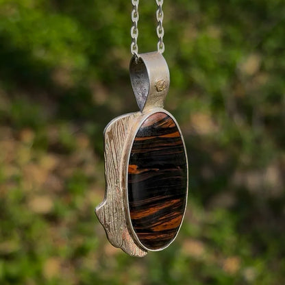 Mahogany Obsidian Pendant