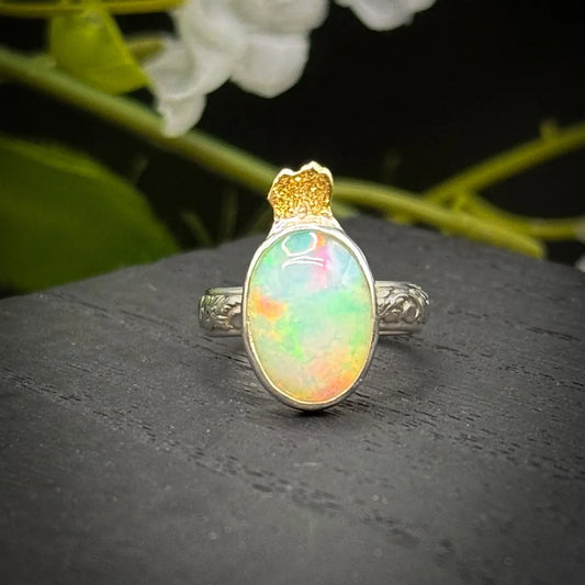 Ethiopian Opal Ring