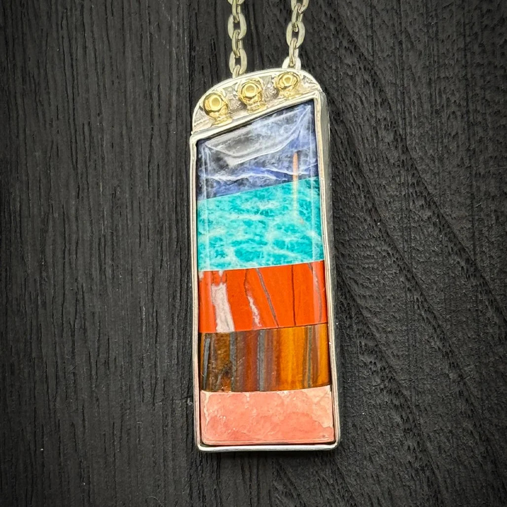 Intarsia Pendant