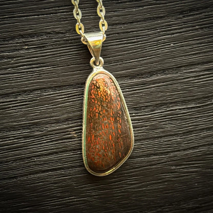 Red Dinobone Pendant