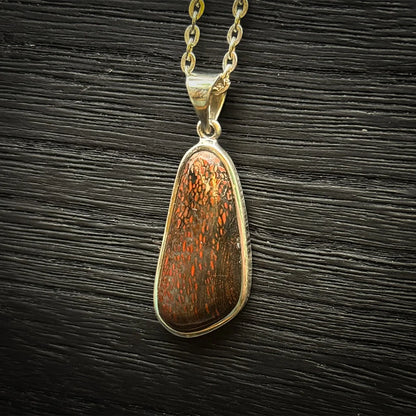 Red Dinobone Pendant