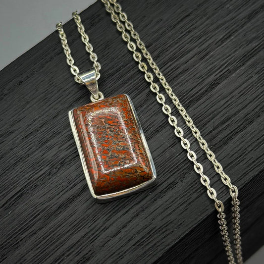 Red Dinobone Pendant