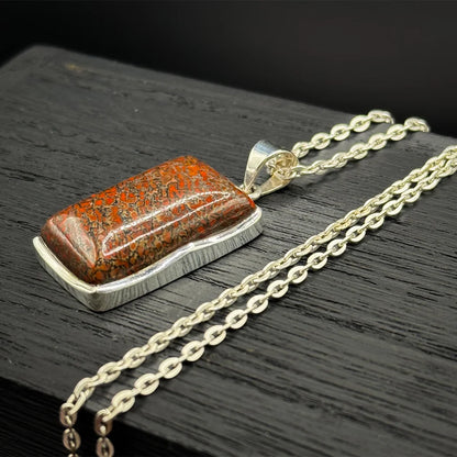 Red Dinobone Pendant