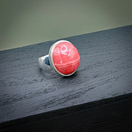 Rhodochrosite Ring