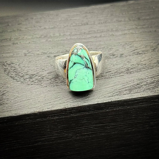 Black Bridge Variscite Ring