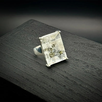 Inclusion Quartz Ring
