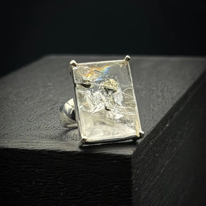 Inclusion Quartz Ring