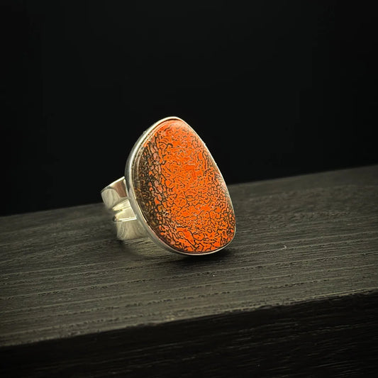 Red Dinobone Ring