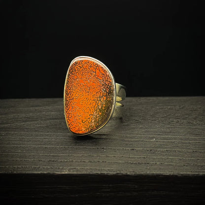 Red Dinobone Ring